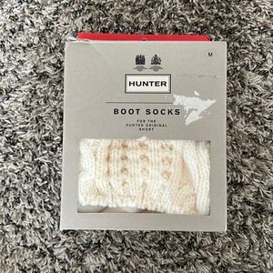 Brand new in box Hunter Original Roped Boot Socks- short.